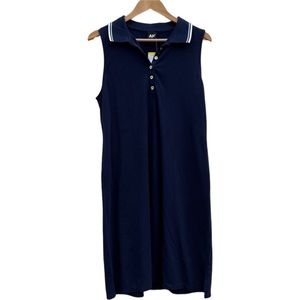 Anne Klein Navy Blue Polo Dress